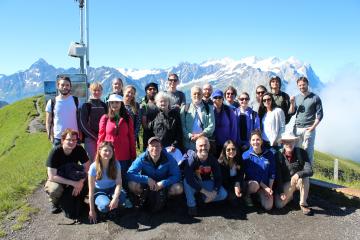 Group excursion to Käserstatt in the Swiss alps